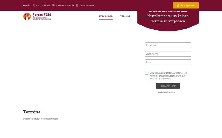 Screenshot of forum-fgm.de