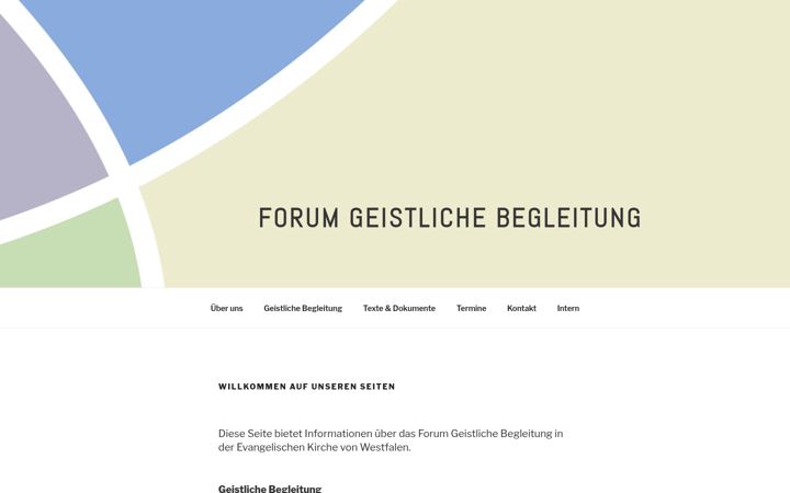 Capture d'écran de forum-geistliche-begleitung.de