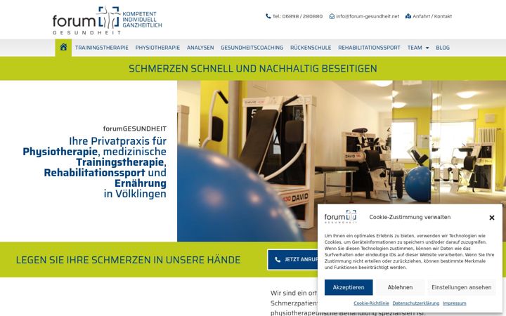 Screenshot of forum-gesundheit.net