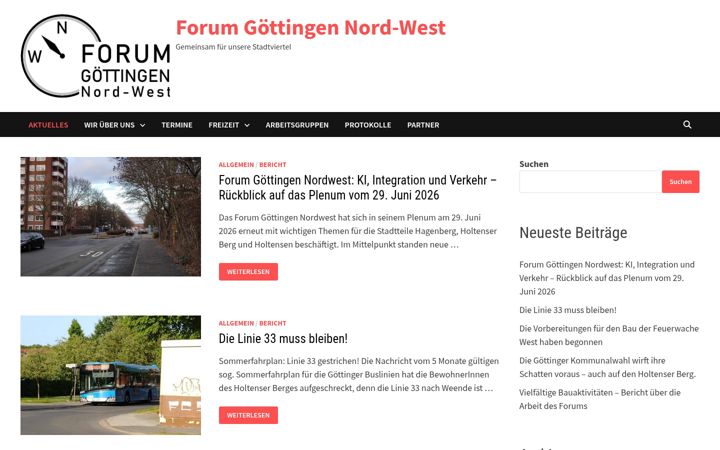 Screenshot of forum-goe-nw.de