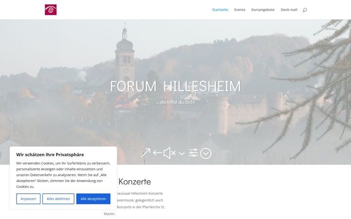 Screenshot of forum-hillesheim.de