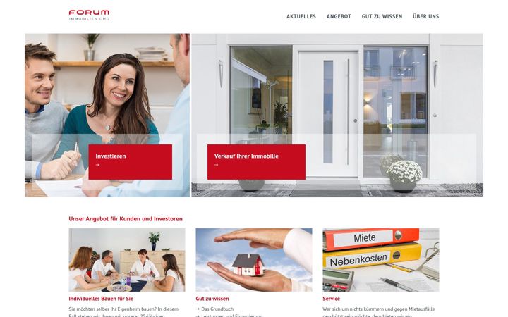 Screenshot of forum-immobilien.com
