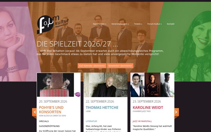 Screenshot of forum-kultur.com