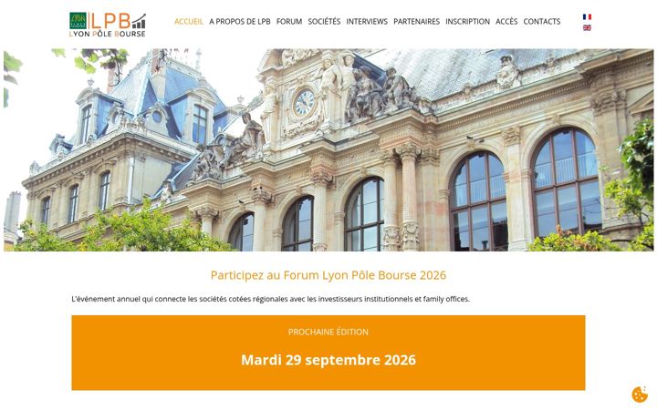 Screenshot of forum-lyon-pole-bourse.com
