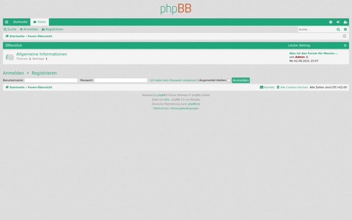 Screenshot of forum-messie-fachkraft.de