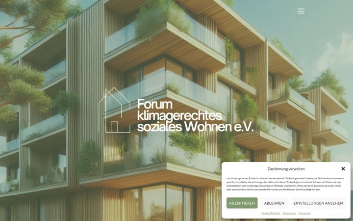 Screenshot of forum-nachhaltiges-wohnen.de
