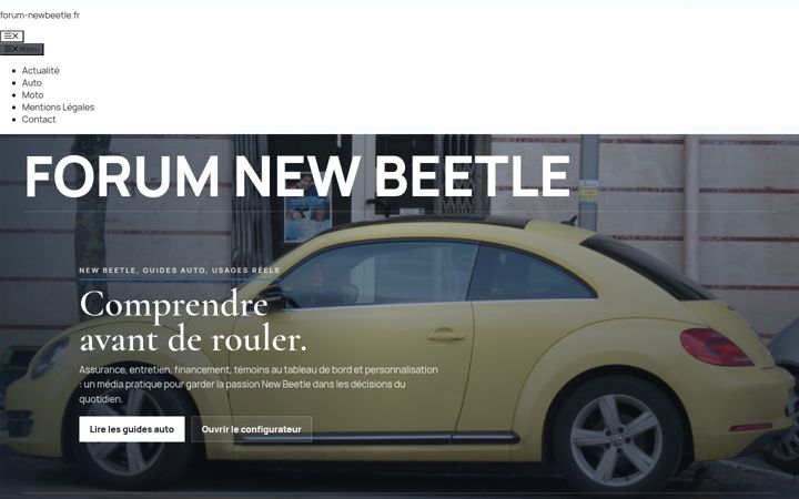 Screenshot of forum-newbeetle.fr