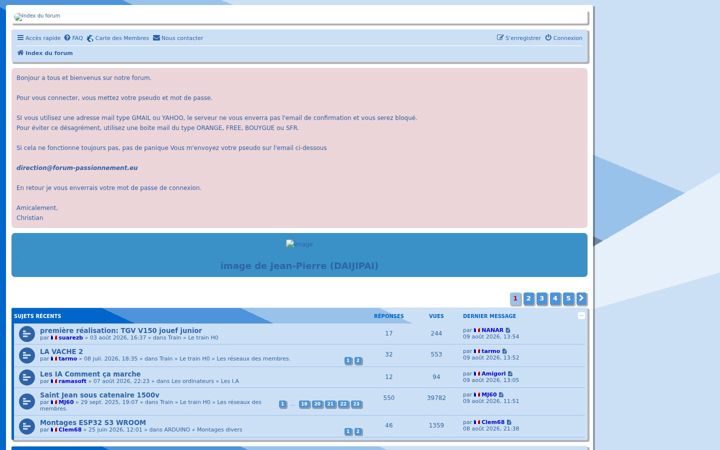 Screenshot of forum-passionnement.eu