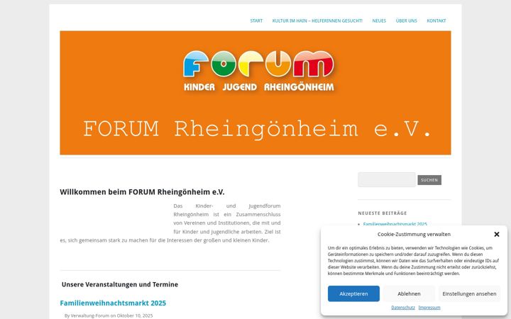 Screenshot of forum-rheingoenheim.de