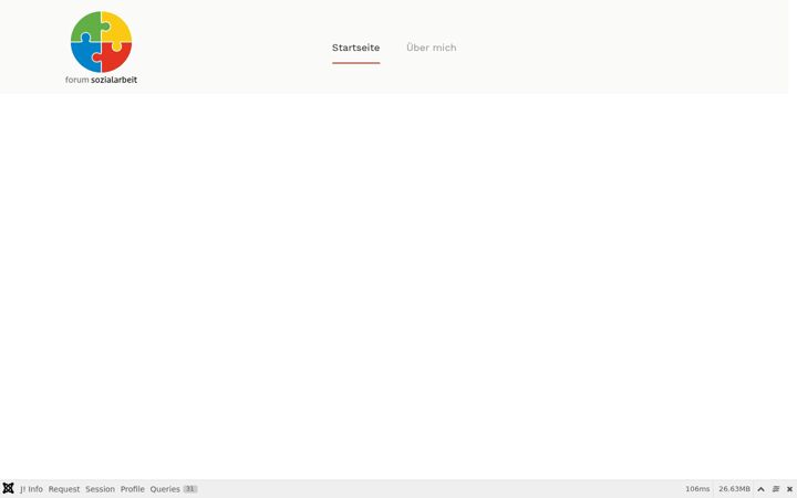 Screenshot of forum-sozialarbeit.de