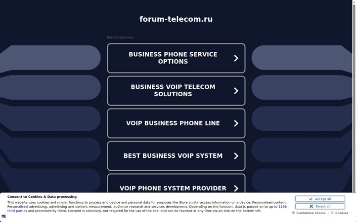 Screenshot of forum-telecom.ru