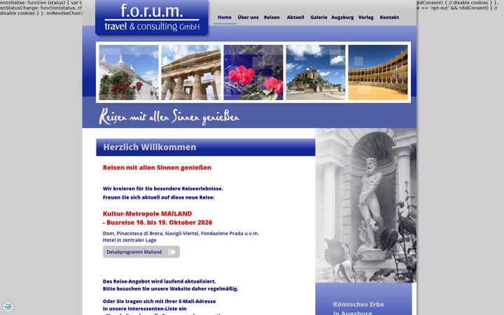 Screenshot of forum-travel.de