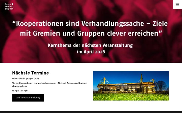 Screenshot of forum-verbundgruppen.de