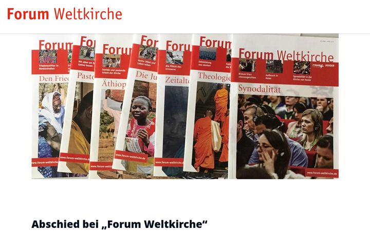 Screenshot of forum-weltkirche.de