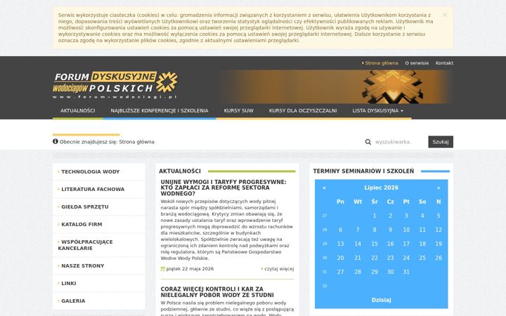 Screenshot of forum-wodociagi.pl