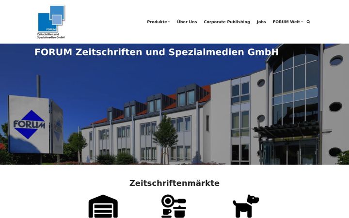 Screenshot of forum-zeitschriften.de