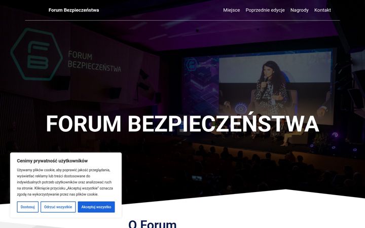 Screenshot of forumbezpieczenstwa.pl