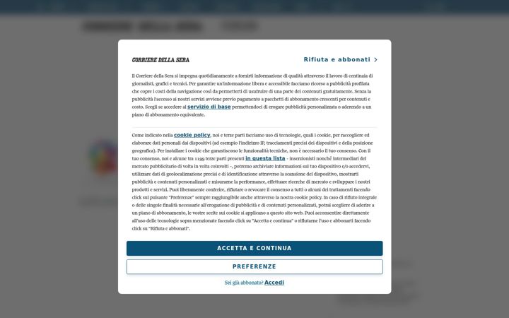 Screenshot of forumcorriere.corriere.it