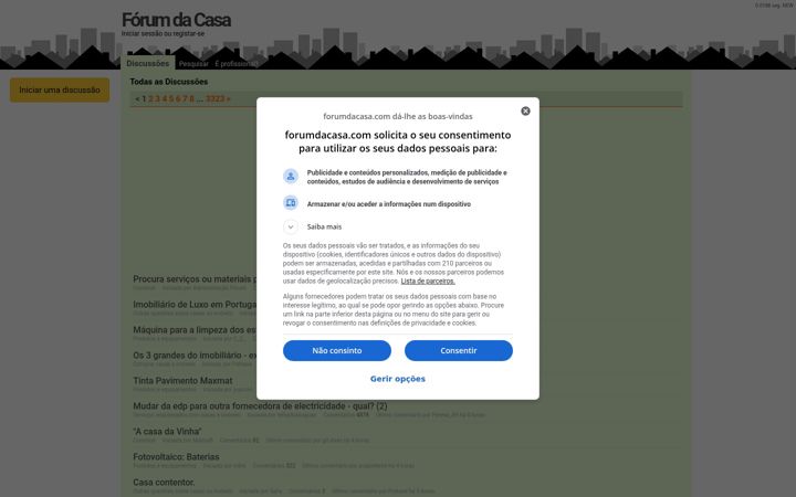 Screenshot von forumdacasa.com