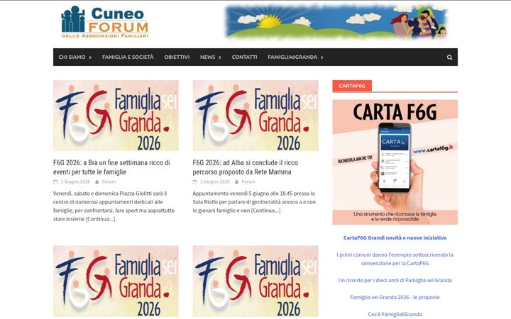 Screenshot of forumfamigliecuneo.org