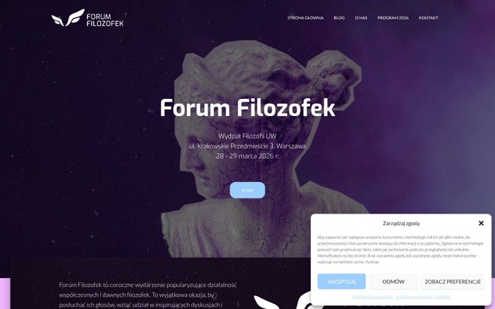 Screenshot of forumfilozofek.pl