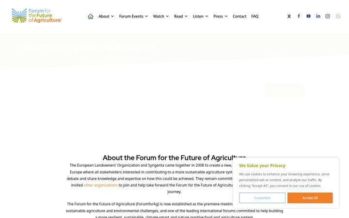 Screenshot of forumforag.com