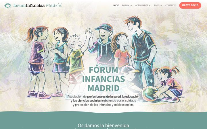 Snímek obrazovky foruminfanciasmadrid.es