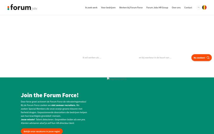 Screenshot of forumjobs.be