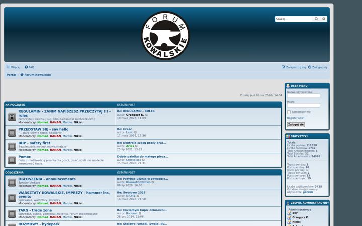 Screenshot of forumkowalskie.pl