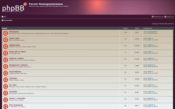 Screenshot of forumlgbt.pl