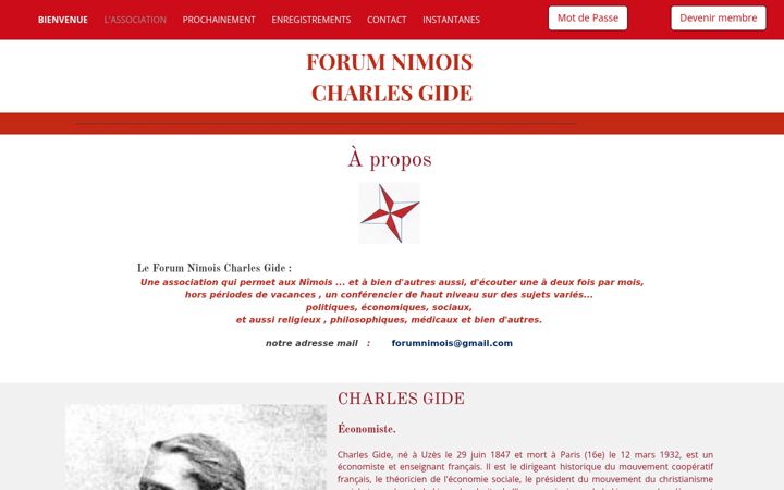 Screenshot of forumnimoiscgide.fr