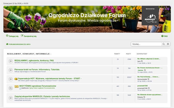 Screenshot of forumogrodnicze.info