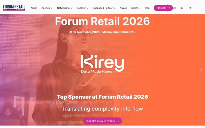 Screenshot of forumretail.com