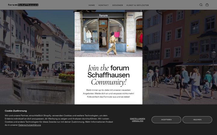 Screenshot of forumschaffhausen.ch