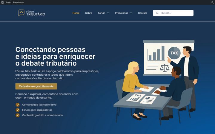 Ekrānuzņēmums no forumtributario.com.br