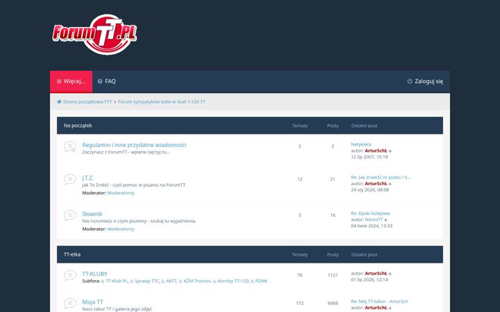 Screenshot of forumtt.pl