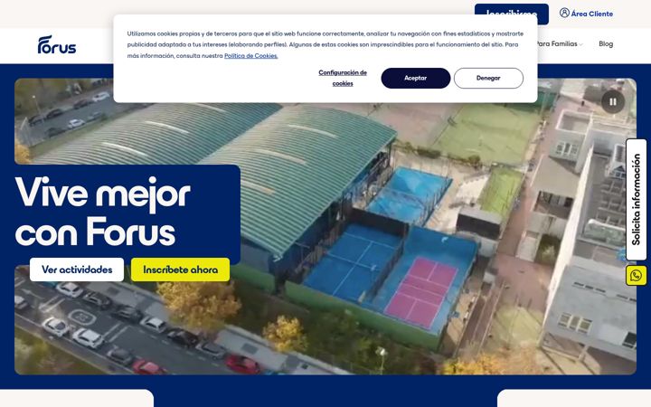 Screenshot of forus.es