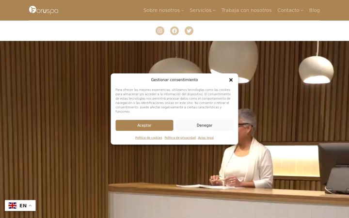 Screenshot of foruspa.com