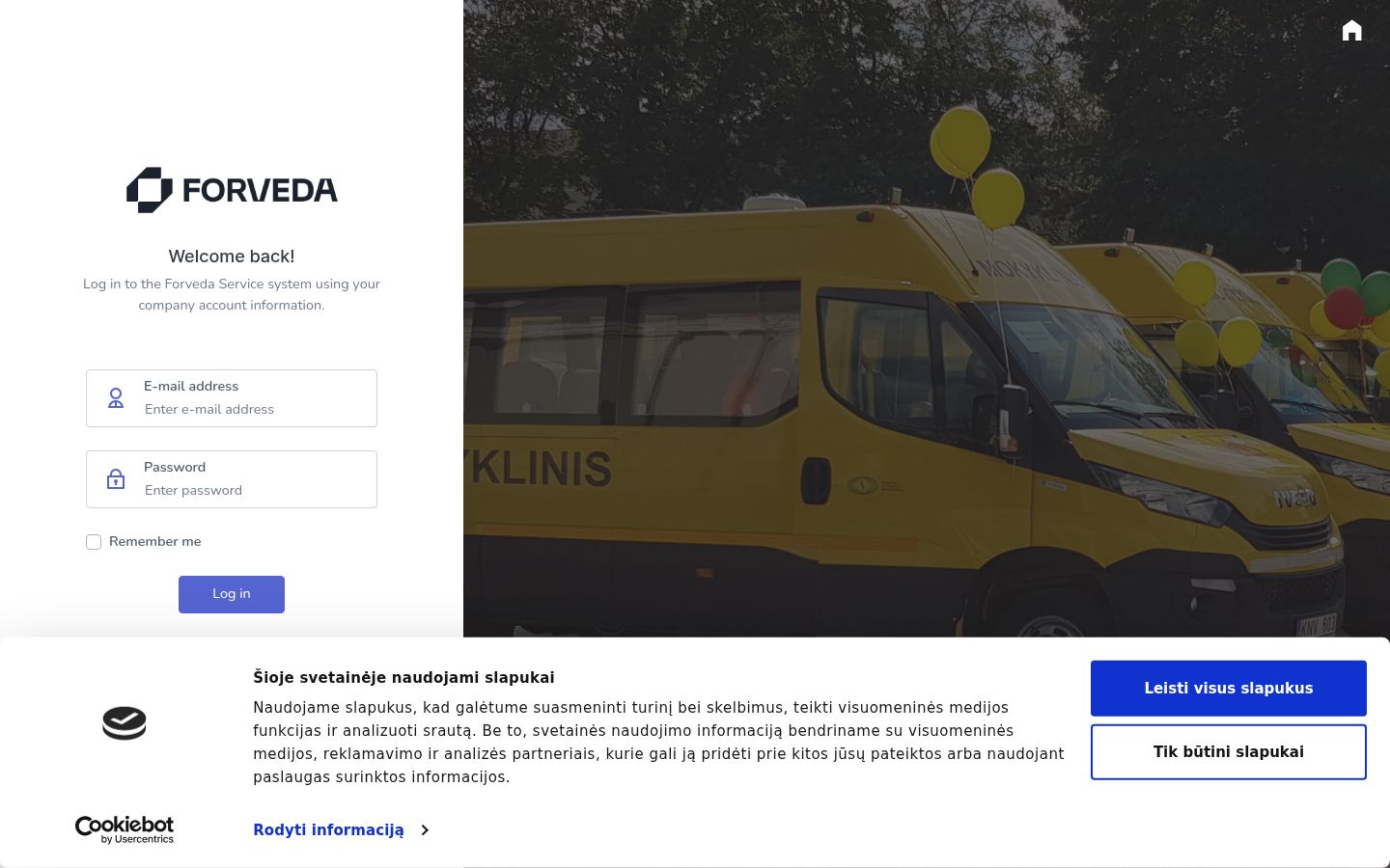 Screenshot des Einwilligungsbanners vor jeglicher Interaktion