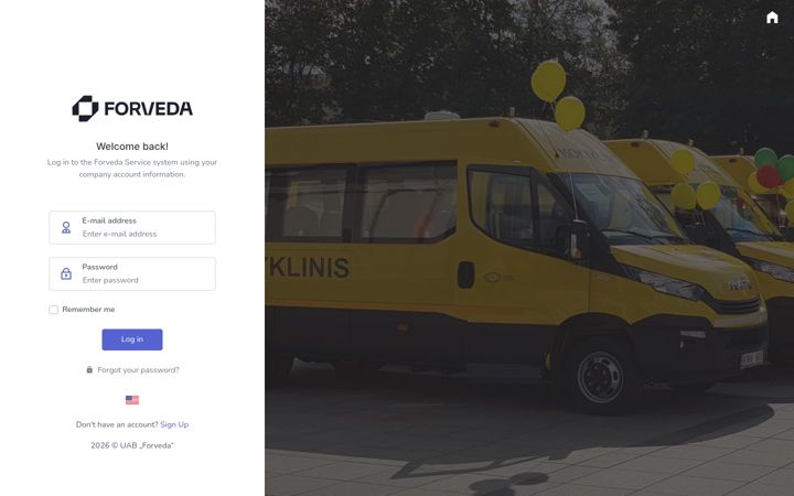 Screenshot of forvedaservice.eu
