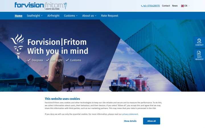 Screenshot of forvisionfritom.com