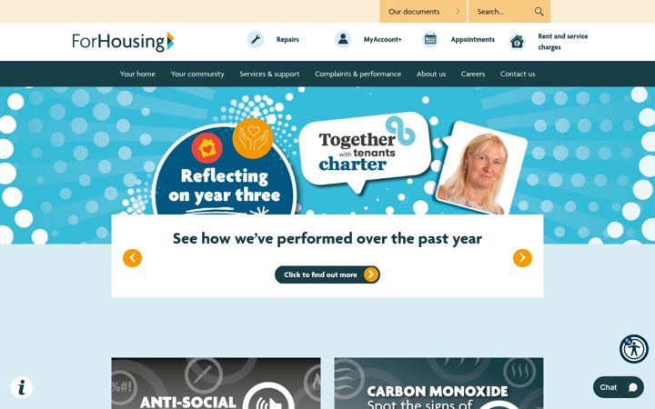 Screenshot of forviva.co.uk