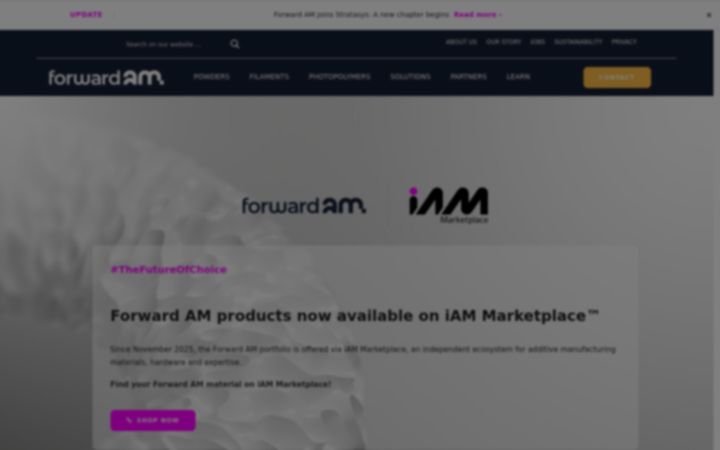 Screenshot of forward-am.com