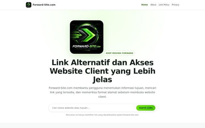Screenshot of forward-site.com