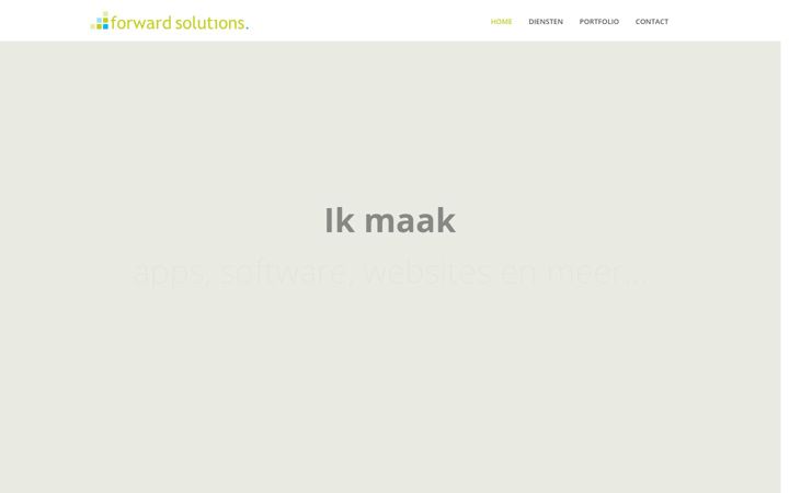 Screenshot of forward-solutions.nl