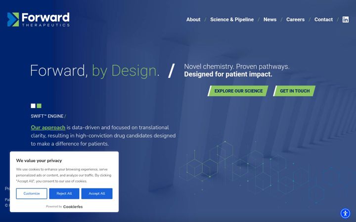 Screenshot of forward-tx.com