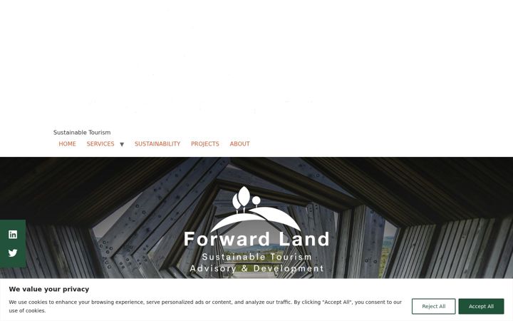 Screenshot of forwardland.co.uk