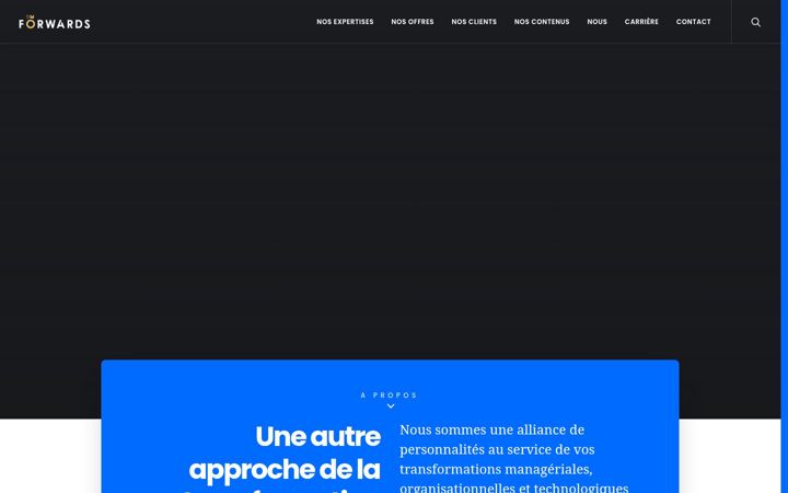 Screenshot of forwards.co