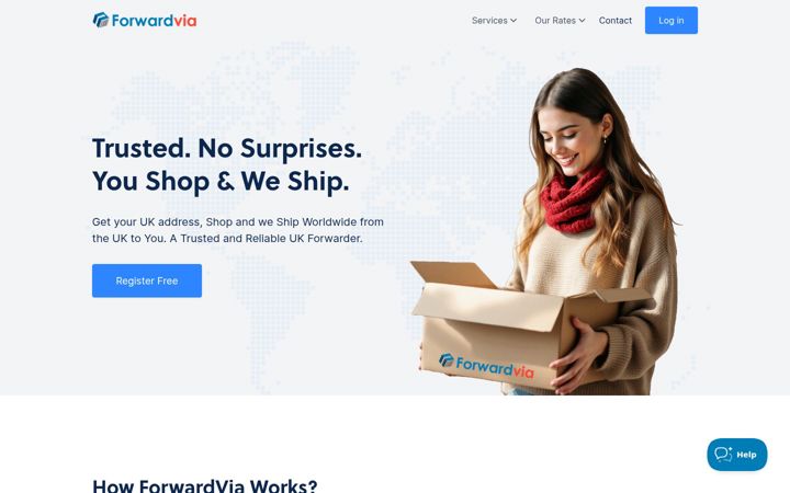 Screenshot of forwardvia.com