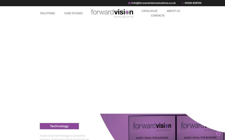 Snímek obrazovky forwardvisionsolutions.co.uk
